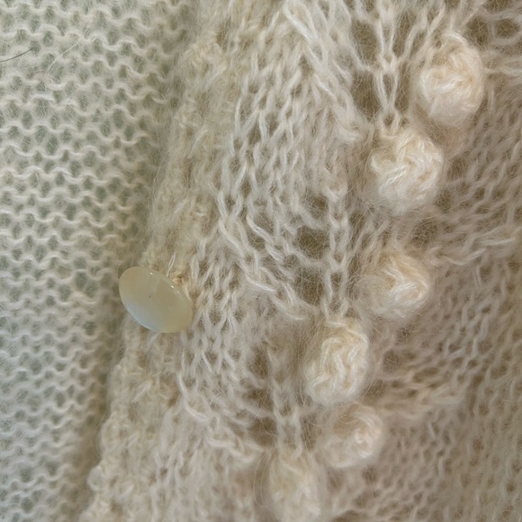 Off White Cardigan Sweater - Picture 4 of 6